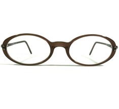 Emporio Armani 570 081 Eyeglasses Frames Brown Oval Full Rim 49-19-130 - £58.34 GBP