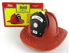 Vintage Aldon Fireman Helmet Lint Brush Decorative Firehouse Collection 1988 - $12.19