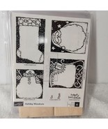 Stampin Up Holiday Woodcuts 2003 Snowman Sleigh Stocking Santa Christmas... - $9.26