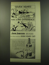 1949 Jameson Whiskey Ad - Seven Years make a big Difference - Riding Horse - £14.73 GBP