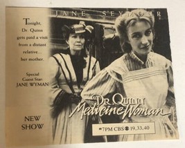 Dr Quinn Medicine Woman TV guide Print Ad Jane Seymour Jane Wyman Joe Lando Tpa3 - £4.73 GBP