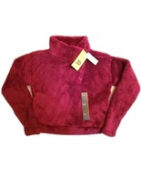 All in Motion Girls Purple High Pile Sherpa Fleece 1/4 Zip Pullover Size... - $129.62 MXN