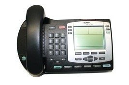 Nortel Networks NTDU92BC70 i2004 IP VoIP Phone Charcoal LCD Bezel w/o Power cord - $99.95