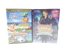 Rango/Charlotte&#39;s Web/Barnyard 3-Movie Collection + Roxy Hunter DVD New &amp; Sealed - £10.28 GBP