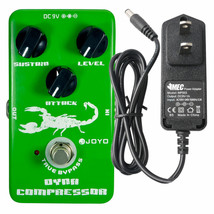 JOYO JF-10 Dynamic Compressor +9V Adapter 1000ma Guitar Effect Pedal True Bypass - $43.80