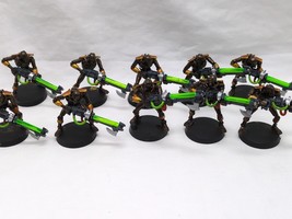 (10) Painted Warhammer 40k Necron Warrior Translucent Rods Miniatures - €43,30 EUR