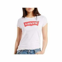 Levis Womens Slim Crew Logo Tee - $375.42 MXN
