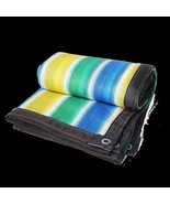 Customize 85% UV Colorful Shade Cloth Taped Edge with Grommets - $5.17+