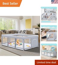 Durable and Lightweight 74&quot; x 50&quot; Baby Playard - Ultimate Safety for Tod... - €64,71 EUR