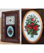 antique EN WELCH ogee clock og shelf mantel MAHOGANY alarm STRAWBERRIES ... - $3,712.65 MXN
