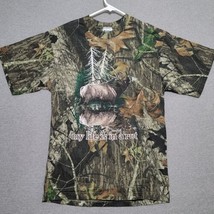 Mossy Oak Camo T Shirt Men&#39;s Medium Short Sleeve Casual Camouflage Sportex - $17.87