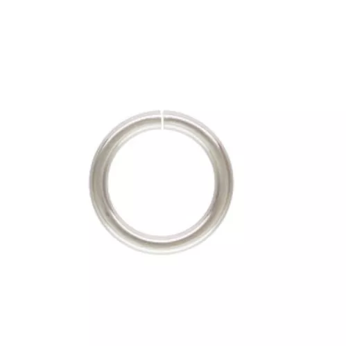 925 Sterling Silver 8mm 18ga Open Jump Ring Jewelry Findings 50pcs - $96.83 CAD