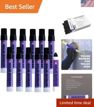 Fast-Drying Solid Paint Markers - 12 Pack for Glass, Wood, and Metal - $60.00