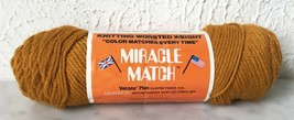 Vintage Miracle Match Worsted Weight Acrylic Yarn - 1 Skein Color Med Go... - $6.60