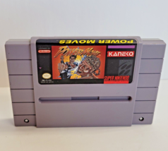 Power Moves (Super Nintendo SNES, 1991) Authentic Tested Video Game - $19.79