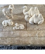 Arnel&#39;s Vintage 1975 Ceramic Nativity Figurines Pottery Holy Family 5 Pi... - €64,95 EUR