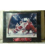 Manny Legace 34 Detroit Red Wings NHL Plaque 13x11&quot;  2005 - £31.13 GBP