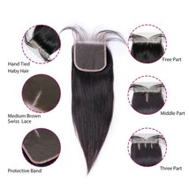 Brand New Ali Grace Brazilian Straight lace 14&quot; Natural Color 100% Human Hair A1 - £37.79 GBP