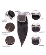 Brand New Ali Grace Brazilian Straight lace 14&quot; Natural Color 100% Human... - $64.26 CAD