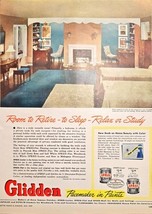 Glidden Company of Cleveland Paint company room to retire 1947 Vintage P... - $12.31