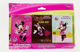 Disney Minnie Mouse Bow-tique 3 Pack of 8 Crayons Disney Junior (NEW) - $6.92