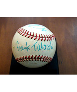  FRANK TABACCHI RED RYAN UMPIRE BLACK YANKEES SIGNED AUTO SPALDING BASEB... - £194.68 GBP