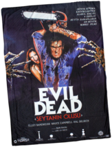 New Creepy Co The Evil Dead Ash Chainsaw Blanket Throw 60x42&quot; Horror Halloween - $39.55