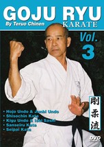 Goju Ryu Karate #3 Shisochin, stone hand weights, seipai ++ DVD Teruo Chinen - £21.31 GBP