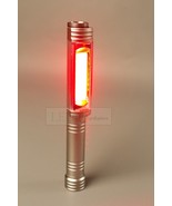 Magnet Base LED Flashlight with Emergency Red Safety Warning Light COB LED - $16.99