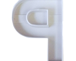 6x Letter P Alphabet Fondant Cutter Cupcake Topper 1.75 IN USA FD107P - $6.99