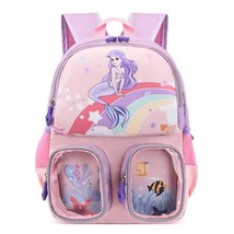 2023 Cute  Children Schoolbag For Girls For Primary School Students Knapsack For - £108.61 GBP