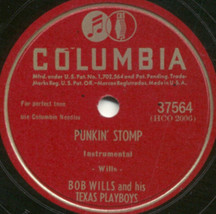 78 Record Bob Wills Texas Playboy Punkin&#39; Stomp How Can It Be Wrong Cowboy Swing - £13.12 GBP