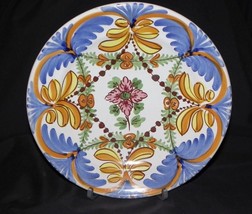 Ceramica Sevilla - Vintage Decorative Plate Hand Signed. 9 1/2&quot; - £35.49 GBP