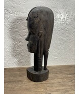 Vintage Hand Carved African Warrior Maasai Man Statute Figurine KG - €25,78 EUR