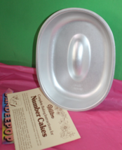 Wilton Number Zero Silver Aluminum Metal Mold Baking Party Pan Decoratio... - $19.79