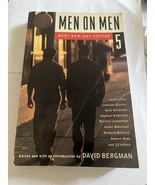 Men on Men 5 Best New Gay Fiction by First 1st Edition  PB 1994 - $4.95