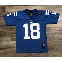 Reebok Peyton Manning Indianapolis Cots Youth Medium NFL Jersey Blue - $18.51