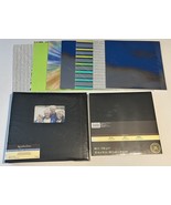 Recollections Black 12 x 12 Scrapbook Album 10 Pages w/ Refill &amp; Foil Pa... - £22.35 GBP