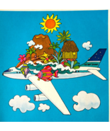 1968 Air New Zealand Advertisement Vintage Aviation Airlines Oceania DWW11B - $35.02 CAD