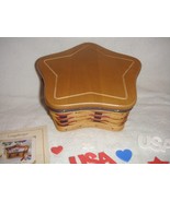 Longaberger 2003 Proudly American Star Basket Set Plus Lid - $60.35 CAD