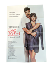 Poster HER ALIBI 1988 Original 27 x 41 Video Store Movie Poster Tom Sell... - $18.70