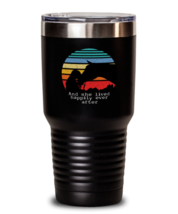 30 oz Tumbler Stainless Steel 
 Funny And She Lived Happily Ever After Horse  - £26.06 GBP