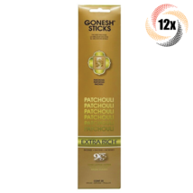 12x Packs Gonesh Extra Rich Incense Sticks Patchouli Scent | 20 Sticks Each - £23.25 GBP