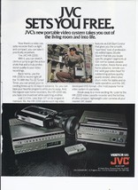 1981 JVC Portable Video System Print Ad Vintage Electronics HR-2200 8.5&quot; x 11&quot; - £15.18 GBP