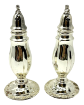 Vintage Oneida Tarnish Resistant Silverplate Salt and Pepper Shakers Jap... - $18.99