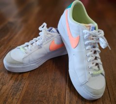 Nike Women's Blazer Low Platform Brand New Size 9.5 White/Colorful DX371... - $64.34