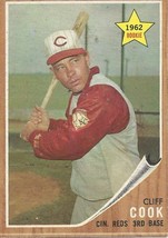 1962 Topps Cliff Cook 41 Reds - £1.59 GBP
