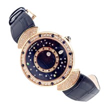 Bulgari 18k Rose Gold Diamond Sapphire Divas Dream Automatic Roman Night... - $33,500.00