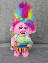 Dreamworks Trolls World Tour Singing &amp; Dancing Poppy Plush Doll Works Se... - $15.47