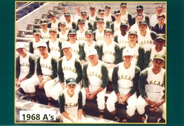 1968 OAKLAND ATHLETICS A&#39;s 8X10 TEAM PHOTO BASEBALL PICTURE MLB - $4.94